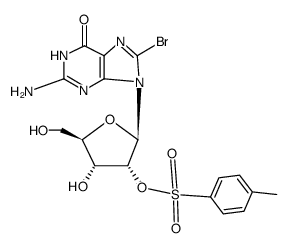 8-bromo-2'-O-tosylguanosine Structure