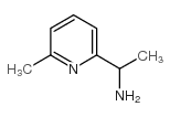 1-(6-METHYL-PYRIDIN-2-YL)-ETHYLAMINE structure