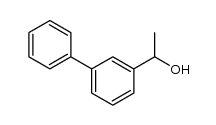 (RS)-1-([1,1'-biphenyl]-3-yl)ethanol结构式