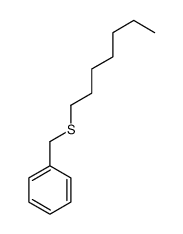heptylsulfanylmethylbenzene结构式