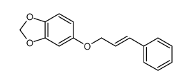 5-(3-phenylprop-2-enoxy)-1,3-benzodioxole结构式