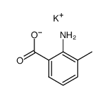 3-methylanthranilic acid potassium salt Structure