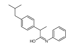 2-(4-Isobutylphenyl)-2-methylacetanilide structure