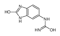Urea, (2,3-dihydro-2-oxo-1H-benzimidazol-5-yl)- (9CI) Structure