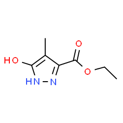 4-甲基-5-羟基吡唑-3-甲酸乙酯结构式