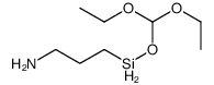 3-(diethoxymethoxysilyl)propan-1-amine Structure