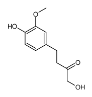 1-hydroxy-4-(4-hydroxy-3-methoxyphenyl)butan-2-one结构式