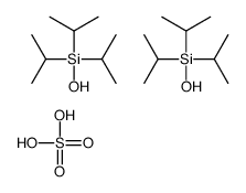 hydroxy-tri(propan-2-yl)silane,sulfuric acid结构式