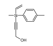 3-[ethenyl-methyl-(4-methylphenyl)silyl]prop-2-yn-1-ol Structure