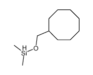 cyclooctylmethoxy(dimethyl)silane Structure