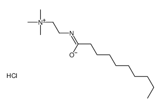 2-(decanoylamino)ethyl-trimethylazanium,chloride结构式