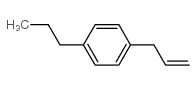 3-(4-N-丙基苯基)-1-丙烯结构式