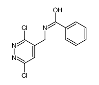 N-(3,6-二氯-吡嗪-4-甲基)-苯甲酰胺结构式