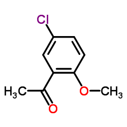 5-氯-2-甲氧基苯乙酮结构式