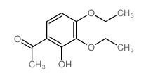 Ethanone,1-(3,4-diethoxy-2-hydroxyphenyl)- Structure