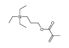 3-triethylsilylpropyl 2-methylprop-2-enoate结构式
