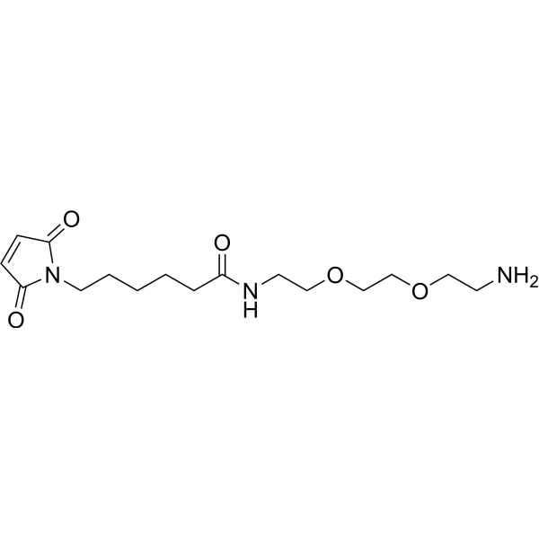 MC-PEG2-NH2结构式