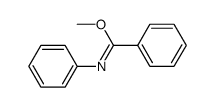 (Z)-methyl N-phenylbenzimidate结构式