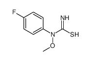 Thiourea, N-(4-fluorophenyl)-N-methoxy- (9CI) Structure