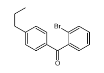 2-BROMO-4'-N-PROPYLBENZOPHENONE结构式