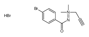 [(4-bromobenzoyl)amino]-dimethyl-prop-2-ynylazanium,bromide结构式