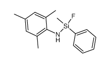 N-(Fluormethylphenylsilyl)-2,4,6-trimethylanilin结构式
