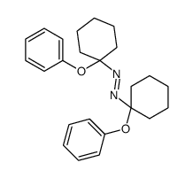 bis(1-phenoxycyclohexyl)diazene Structure