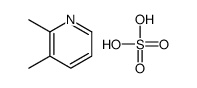 2,3-dimethylpyridine,sulfuric acid Structure
