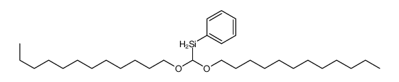didodecoxymethyl(phenyl)silane结构式