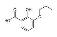 2-hydroxy-3-propoxybenzoic acid结构式
