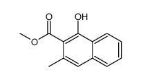 methyl 1-hydroxy-3-methylnaphthalene-2-carboxylate Structure