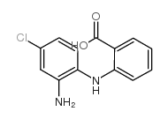 N-(2-氨基-4-氯苯基)邻氨基苯甲酸结构式