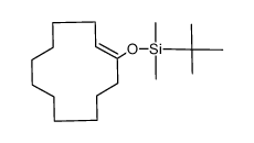 1-(tert.Butyldimethylsilyloxy)cyclododecen结构式