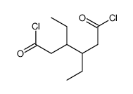 3,4-diethylhexanedioyl dichloride Structure
