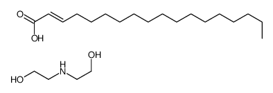 十八烯酸与2,2-亚氨基双乙醇的化合物结构式