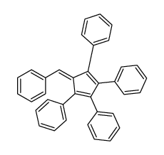 (2,3,4,5-tetraphenyl-1-cyclopenta-2,4-dienylidene)methylbenzene结构式