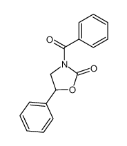 N-benzoyl-5-phenyl-oxazolidin-2-one结构式