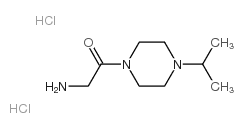 2-氨基-1-(4-异丙基-1-哌嗪)-乙酮双盐酸盐结构式