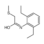 N-(2,6-diethylphenyl)-2-methylsulfanylacetamide结构式