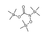 trimethylsilyl ester of N-trimethylsilyl-N-trimethylsiloxycarbamic acid结构式