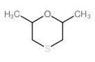 1,4-Oxathiane,2,6-dimethyl- Structure