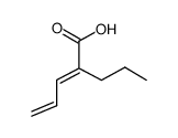 (E,Z) 2-Propyl-2,4-pentadienoic Acid结构式