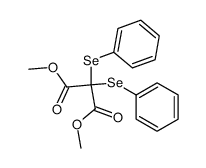 Dimethyl 2,2-(diphenylseleno)propanedioate结构式