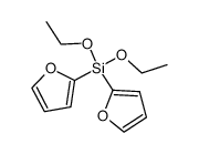 Di(2-furyl)diethoxysilane Structure