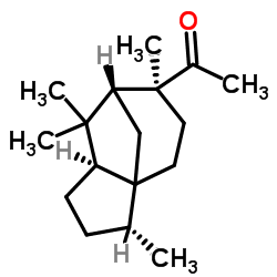 Methyl cedryl ketone structure