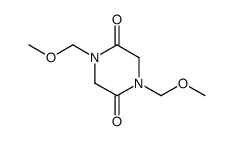 1,4-bis-methoxymethyl-piperazine-2,5-dione Structure