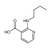 2-(Butylamino)nicotinic acid Structure