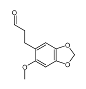 3-(6-methoxybenzo[d][1,3]dioxol-5-yl)propanal Structure