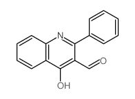 4-oxo-2-phenyl-1H-quinoline-3-carbaldehyde结构式