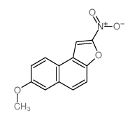 2-硝基-7-甲氧基萘并[2,1-B]呋喃结构式